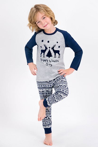 Roly Poly Erkek Cocuk Rolypoly Happy Winter Day Grimelanj Pijama Takimi Trendyol