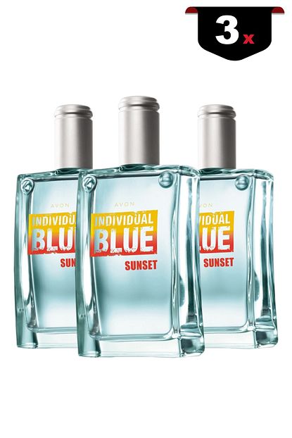 Avon 8849 Individual Blue Sunset Erkek Edt 100 Ml Uclu Set Trendyol