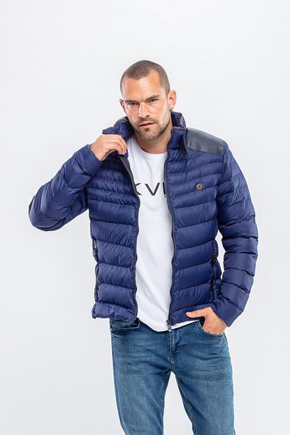 Kevin Erkek Lacivert Sisme Mont Trendyol