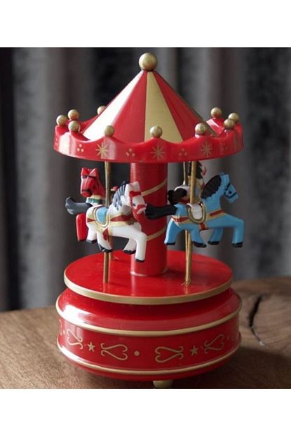 Mobgift Nostaljik Atli Karinca Muzik Kutusu Kirmizi Trendyol