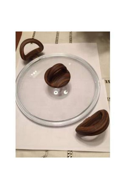 Karaca Granit Tencere Cam Kapak Yan Tutma Kulp Ve Ust Kulp Set 30 Cm Trendyol