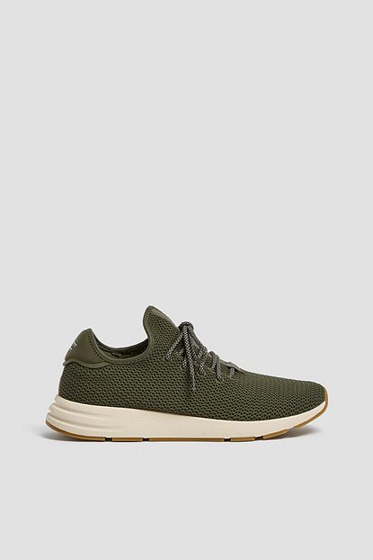 Pull Bear Erkek Haki Orgu Kumas Spor Ayakkabi 12326640 Trendyol
