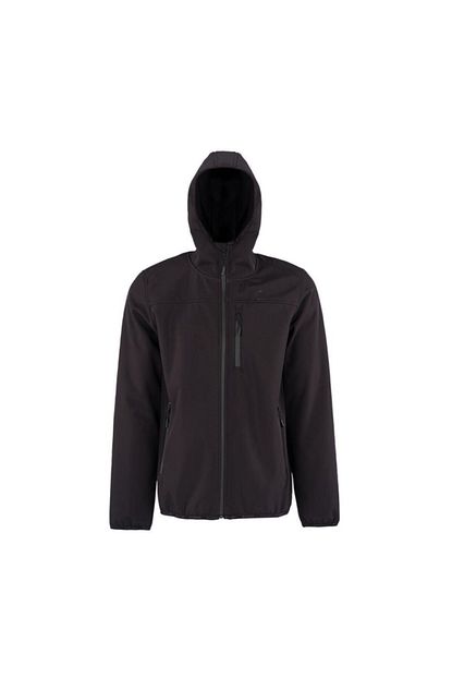 Lumberjack Erkek Siyah Basic Softshell Su Gecirmez Mont Trendyol