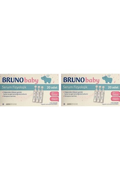 Abdiibrahim Abdi Ibrahim Bruno Baby Serum Fizyolojik 5 Ml X 20 Adet 2 Li Trendyol