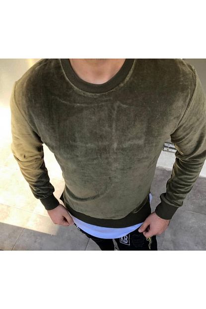 Eksi 1 Erkek Haki Sweatshirt Trendyol