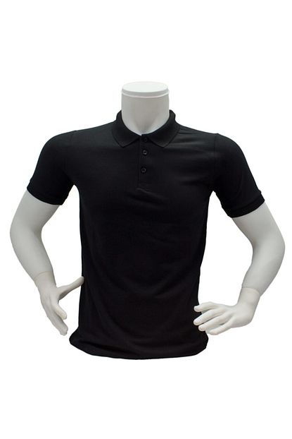 Mercek Is Elbiseleri Erkek Siyah Polo Yaka T Shirt Trendyol