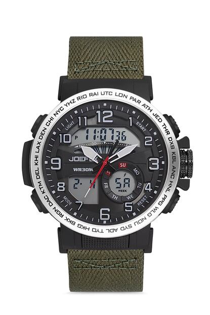 Joefox Dijital Kanvas Kordon Erkek Kol Saati Jfp1085 Trendyol