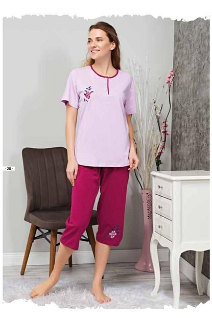 Celebi Kadin Lila Pijama Takim Trendyol