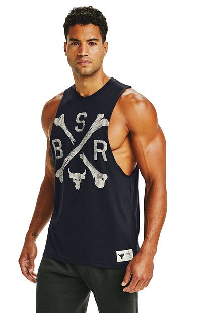 Under Armour Erkek Spor Atlet Ua Project Rock Bsr Tank 1360741 001 Trendyol