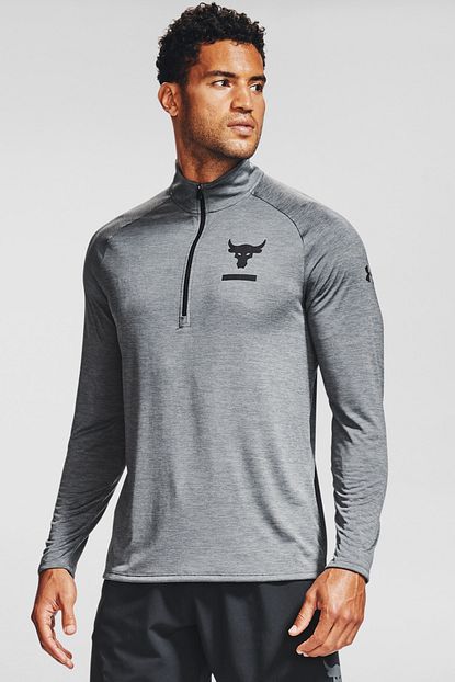 Under Armour Erkek Spor T Shirt Ua Pjt Rock Tech 1 2 Zip 1345822 012 Trendyol