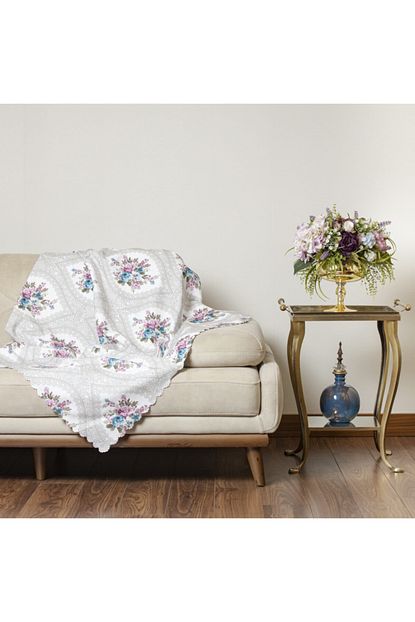 Velerde Home Dijital Baski Cekyat Koltuk Ortusu Sali Trendyol
