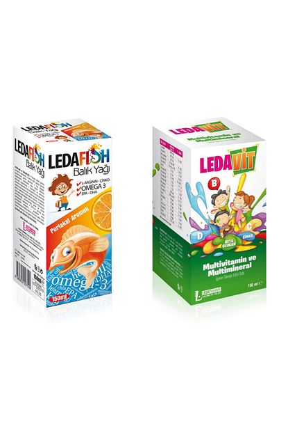 Ledapharma Ledafish Balik Yagi 150 Ml Portakalli Ledavit Multivitamin Mineral Surup 150 Ml Trendyol