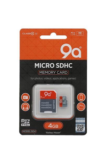 9a 4 Gb Micro Sdhc Hafiza Karti Class 15 Trendyol