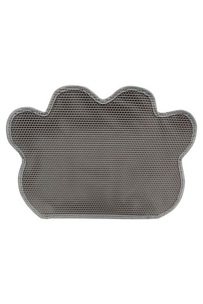 Blue Veteriner Pati Desenli Elekli Kedi Tuvalet Onu Paspasi 60x45cm Gri Trendyol