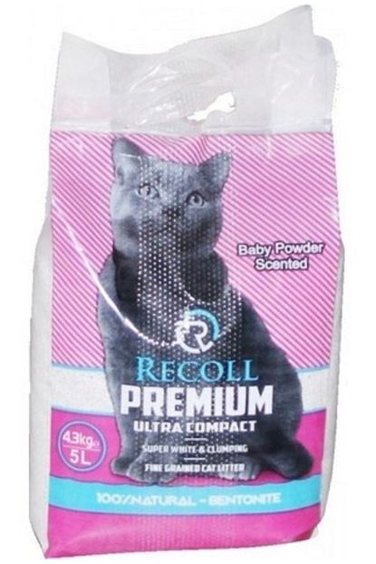 Recoll Bebek Pudrali Ince Kedi Kumu 10lt Bentonit Trendyol