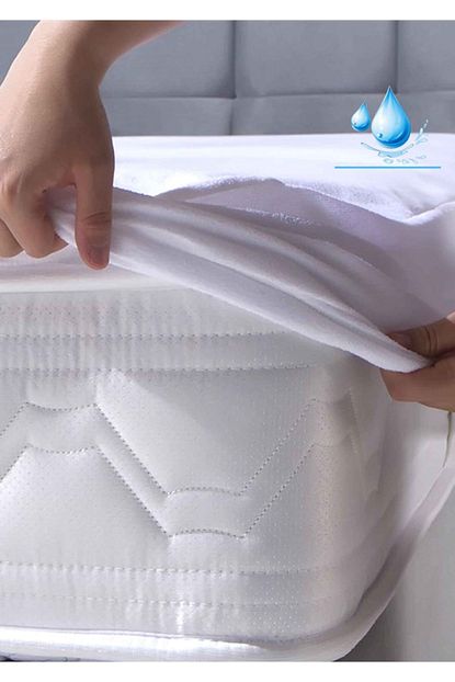Cetinhome Cift Kisilik Fitted Sivi Gecirmez Pamuklu Yatak Koruyucu Alez 150x200 Trendyol