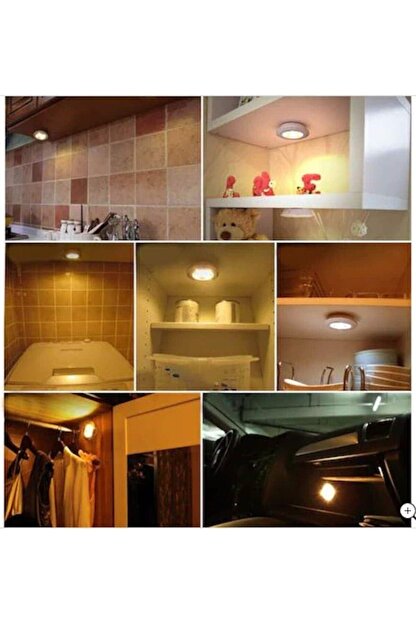 Realfoni Uzaktan Kumandali Yapiskanli Kablosuz Pilli Led 3 Lu Spot Lamba Trendyol