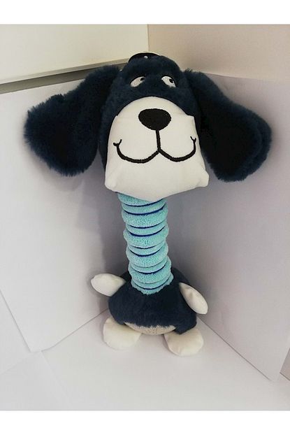 Irem Kopek Oyuncak Uzun Boyunlu Pelus Lacivert 30 Cm Trendyol