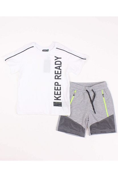 Cuties Erkek Cocuk Penye Sort Tshirt Takim Trendyol