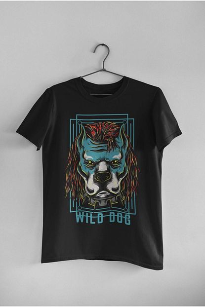 pierbypier unisex siyah pitbull wild