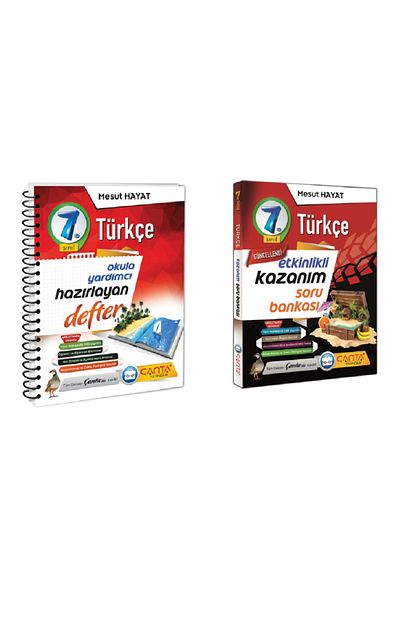 Canta Yayincilik 7 Sinif Canta Yayinlari Turkce Defter Ve Soru Bankasi Set Trendyol