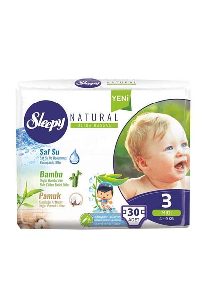 Sleepy Natural 3 Numara Midi 30 Lu Cocuk Bezi Trendyol