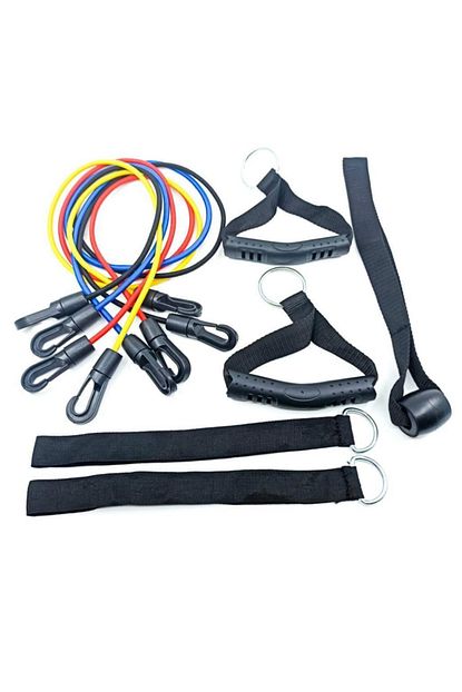 Jetfast Unisex Siyah Power Band Direnc Lastigi Kas Gelistirici Pilates Ipi Trendyol