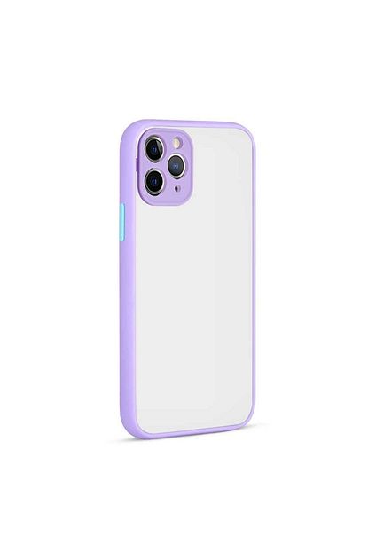 Ack Iphone 11 Pro Max 6 5 Lila Kamera Korumali Tam Koruma Arkasi Mat Sert Silikon Kilif Trendyol