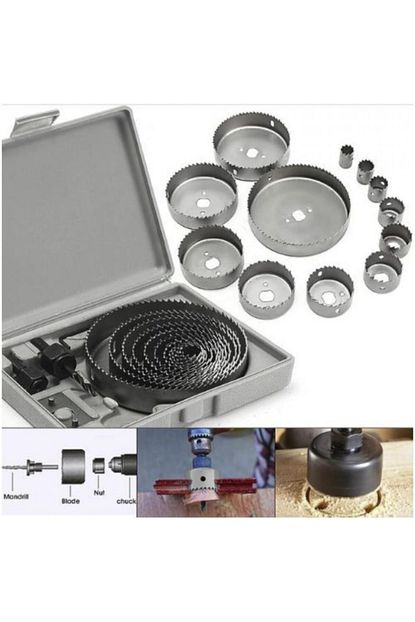 Cmc Tools Cmc 5015 Ahsap Alcipan Kartonpiyer Delme Panc Seti 16 Parca Trendyol
