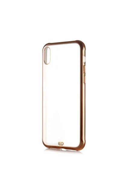 Pickcase Apple Iphone Xs Max Parlak Altin Renkli Kenarlari Pastel Gold Arka Kilif Trendyol
