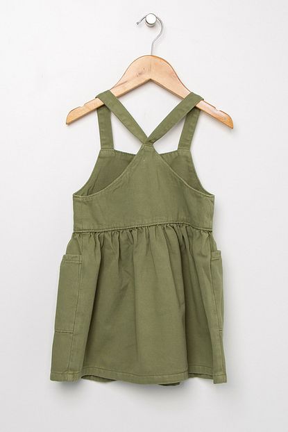 Koton Kids Yesil Kiz Cocuk Elbise Trendyol