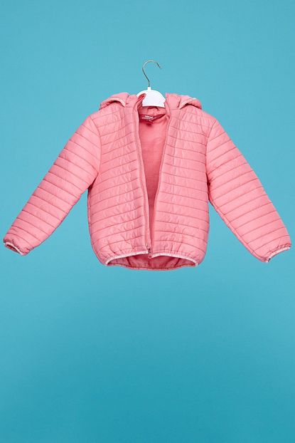 Fulla Moda Kiz Cocuk Pembe Pelus Astarli Sisme Mont Trendyol