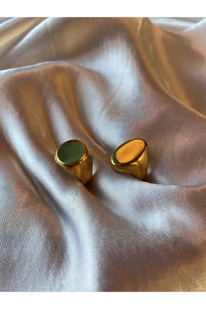 Tiedup 2 Li Gold Vintage Yuzuk Seti Trendyol