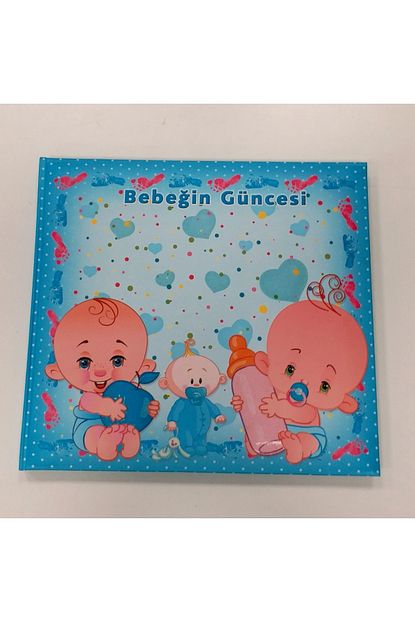 Minnos Butik Tasarim Bebek Guncesi Mavi Ani Defteri Trendyol