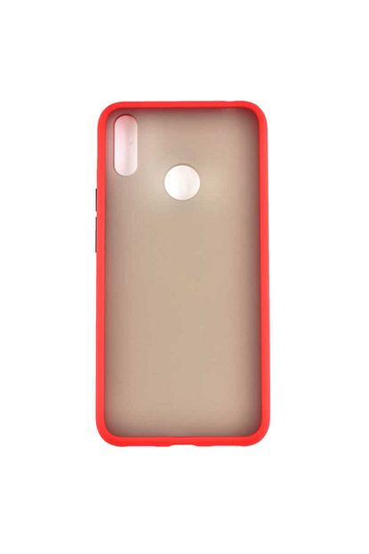 Dijimedia Kirmizi Huawei Y7 2019 Kenar Renkli Arka Buzlu Mat Kilif Trendyol