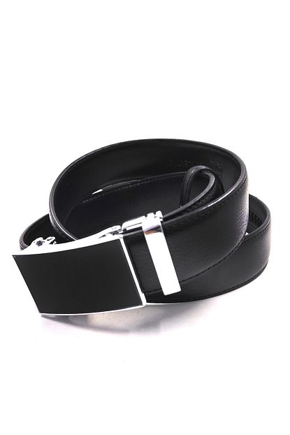 Dmd Fabrika Siyah Unisex Suni Deri Otomatik Kemer Trendyol