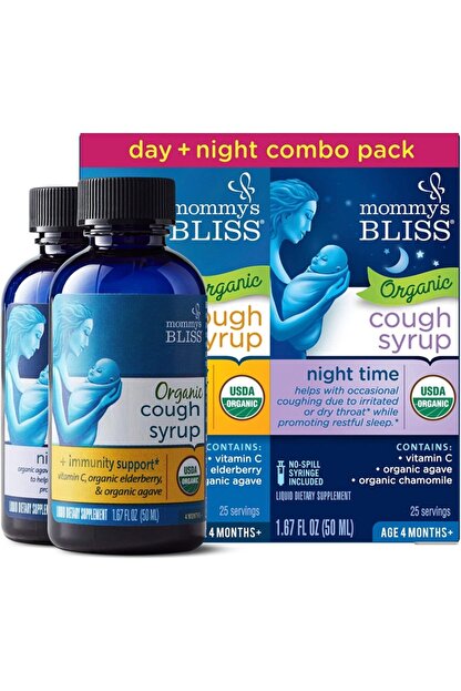 Mommy S Bliss Organic Baby Cough Surup Night Combo Pack Trendyol