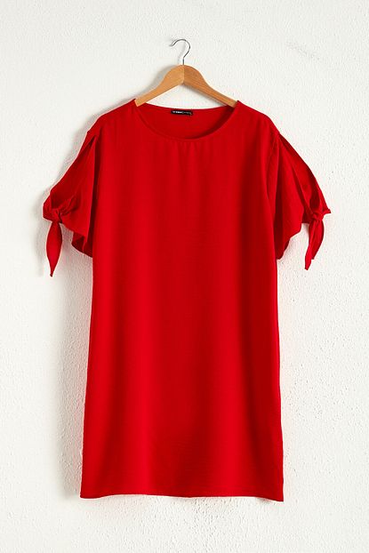 Lc Waikiki Kadin Kirmizi Elbise 0wcm24z8 Trendyol