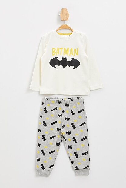 Defacto Erkek Bebek Batman Lisansli Pijama Takimi Fiyati Yorumlari Trendyol
