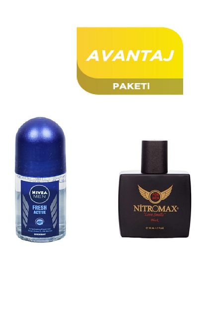 Nivea Men Fresh Active Roll On 50 Ml Nitromax Parfum Trendyol