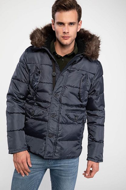 Defacto Erkek Kapsonlu Sisme Mont I8069az 18wn In107 Trendyol