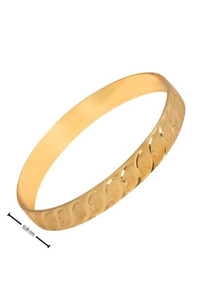 Angel Of Life 8 Mm Cocuk Altin Kaplama Bilezik Trendyol