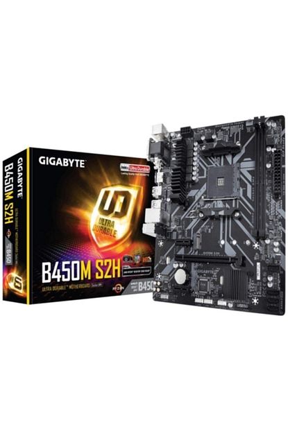 Gigabyte Siyah Anakart B450m S2h S V Gl Ddr4 Am4 Trendyol