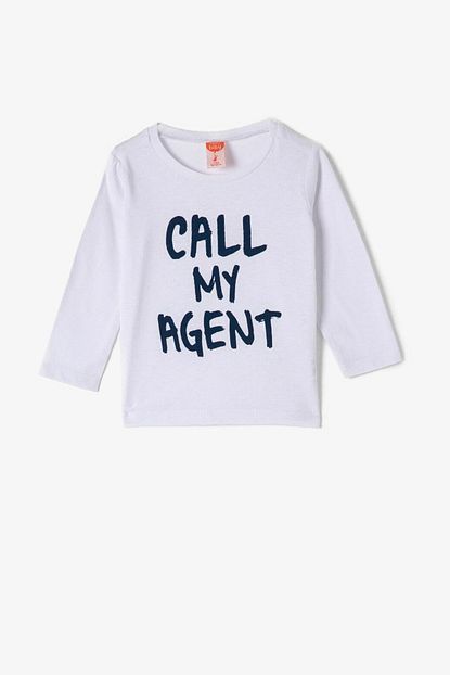 Koton Kids Beyaz Erkek Bebek T Shirt Trendyol