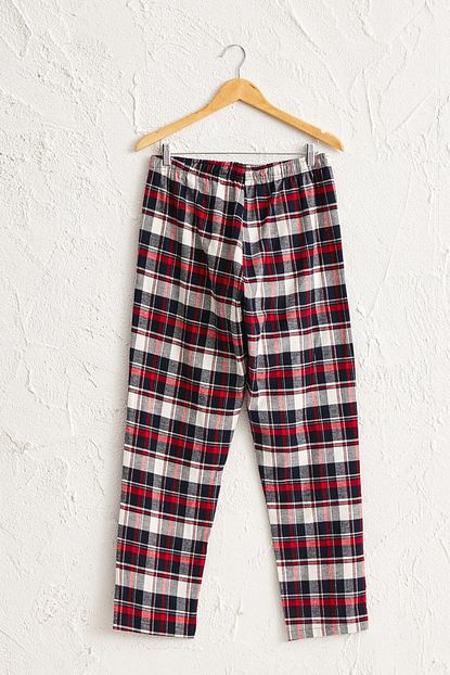 Lc Waikiki Erkek Kirmizi Ekoseli Pijama Alt 0w6306z8 Trendyol