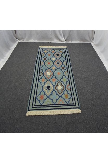 Zehra Abla Hali Yeni El Dokuma Farkli Naif Kompozisyon Yoruk Yun Kilim Trendyol
