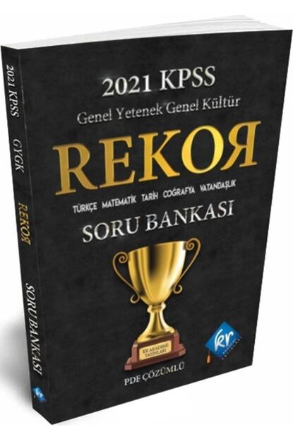 Kr Akademi Yayinlari 2021 Kpss Genel Yetenek Genel Kultur Tum Dersler Rekor Soru Bankasi Kr Akademi Yeni Guncel Son Baski Trendyol