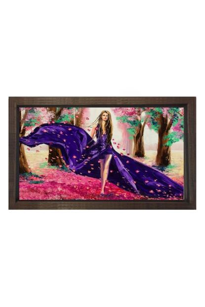 Deniz Cerceve Tuval Guzel Kiz Tablosu Siyah Ahsap Cerceve 40x60 Fiyati Yorumlari Trendyol