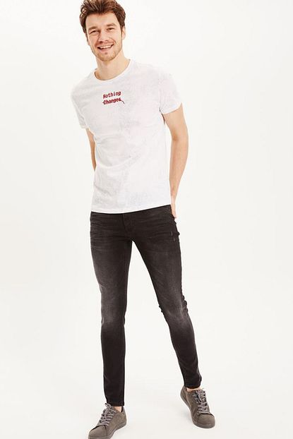 Defacto Erkek Siyah Martin Super Skinny Jean Pantolon K4219az 19sp Nm40 Trendyol