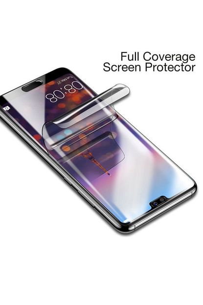 huawei p30 pro 9d flexible nano esnek tam kaplayan ekran koruyucu siyah